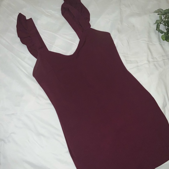 Urban Outfitters Bodycon Maroon Dress - Picture 5 of 6